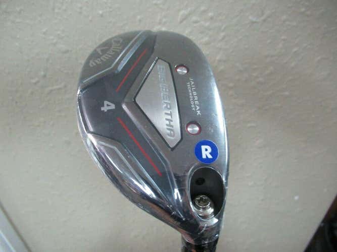 NEW 2019 CALLAWAY BIG BERTHA HYBRID # 4 21* RECOIL ZT9 460 F3 REGULAR FLEX