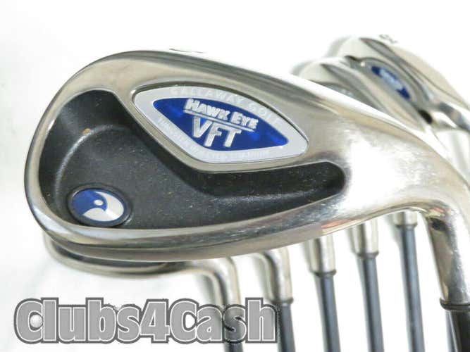 Callaway Hawk Eye VFT Irons Graphite Regular Flex 3-P