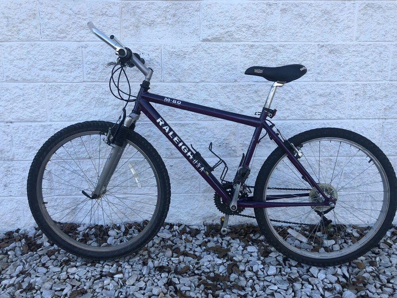 Vintage Raleigh USA M80 Mountain Bike 18 See Disc. SidelineSwap Buy and Sell on SidelineSwap