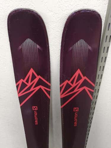Women's 2019 153cm Salomon QST Myriad 85 Skis With Bindings