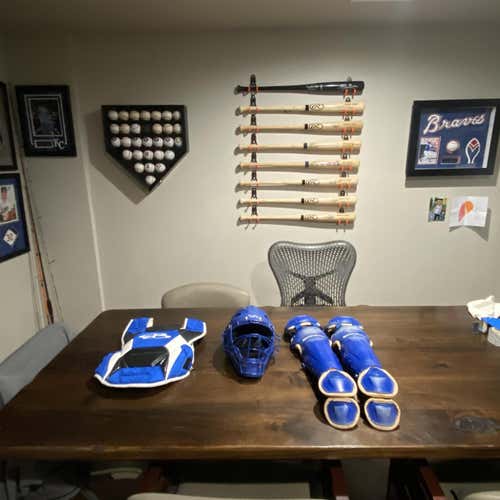 DEFCON 2.0 Royal Blue Youth Boombah Catcher's Set