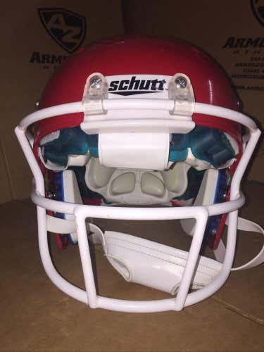 USED DNA YOUTH PRO PLUS FOOTBALL HELMET - SMALL - SCARLET