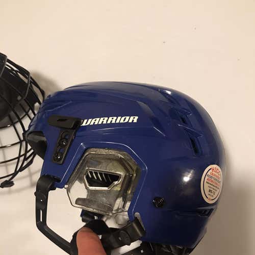 Blue Used Medium Warrior Alpha One Pro  Helmet