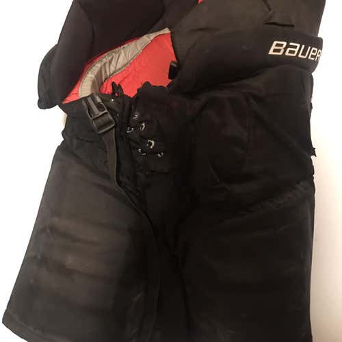 Black Senior Large Bauer  Hockey Pants