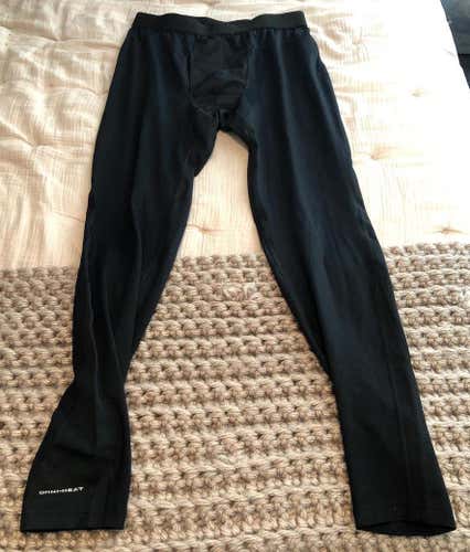 New Men's Large Black Columbia Base Layer