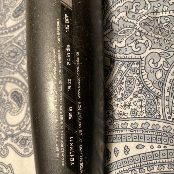 Kid Pitch (9YO-13YO) USSSA Certified Easton Mako (-11) 19 oz 30" Bat