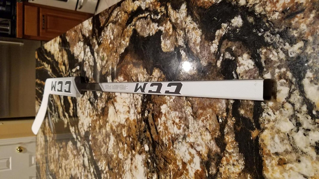 New Senior CCM Regular Premier P2.5 Goalie Stick 26" Paddle Black Silver White