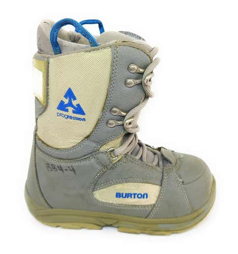 Kid's Size 4.0 Burton Progression Snowboard Boots All Mountain Soft Flex