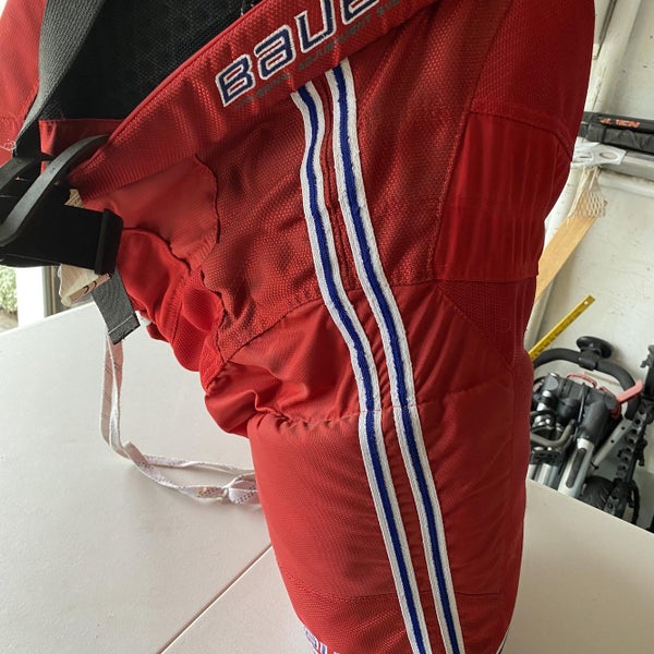 Red Senior XL Bauer Supreme TotalOne Hockey Pants