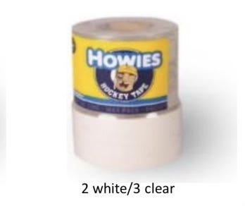 Howies 5-Pack Tape-2 White/3 Clear