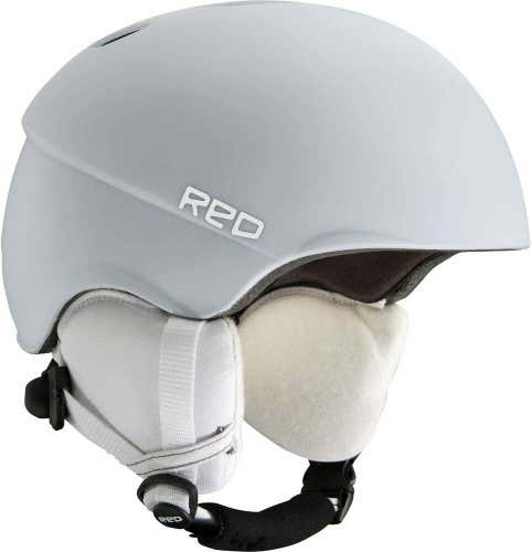 RED Hi-Fi Ski Snowboard Helmet White M (57-59 CM) - New!