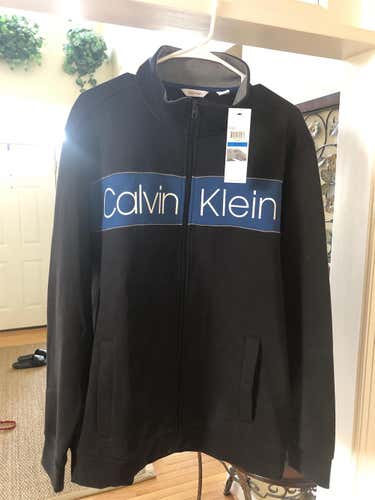Black New XL Fleece Calvin Klein Jacket