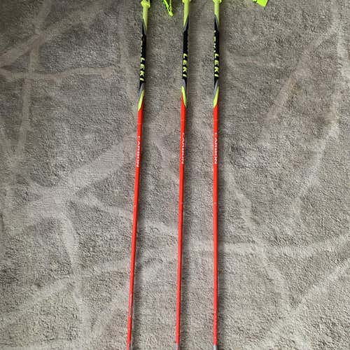Straight GS 52in (130cm) Carbon Racing Ski Poles (with extra Pole)