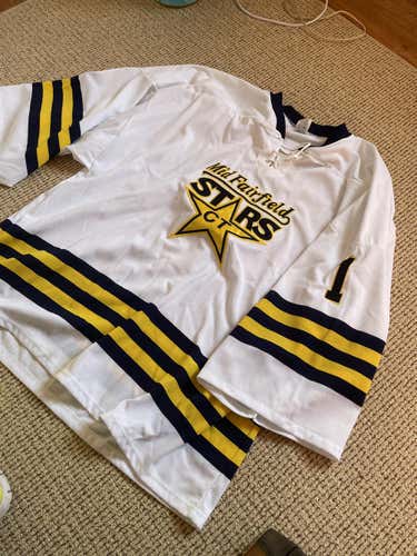 Mid Fairfield Stars White 4XL AK Goalie Jersey