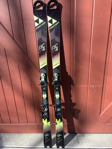 Fischer Racing - RC4 World Cup SL Skis With Bindings Max Din 11