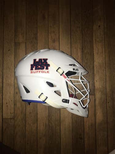 White Brand New Warrior Evo Helmet
