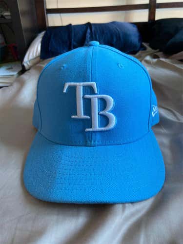Tampa Bay Rays Baby Blue New Era Hat (7 3/8)