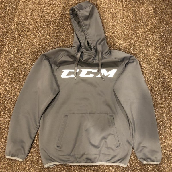 Gray Men's Used Adult Medium CCM Team Hoodie