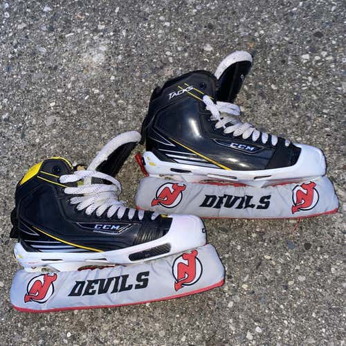 Senior CCM Tacks Regular Width Pro Stock Size 10.5 Hockey Goalie Skates