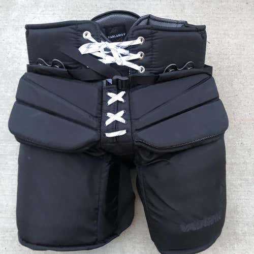 Varlamov Pro Return Black Senior Large Vaughn Pro Stock Hockey Goalie Pants
