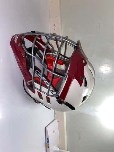 White Youth Player's Cascade CPX Helmet