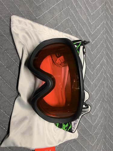 Kids Green Unisex Bolle Small Snowboard Goggles