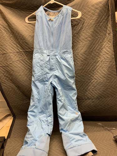 Kids Blue Youth Size 7 Spyder Ski Bibs