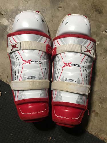 Used Bauer Vapor X900 Shin Pads-12”