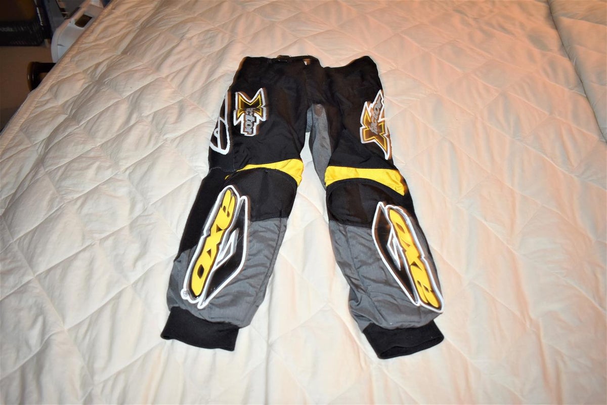 AXO Racing Sport Wear, X-Factor Motocross Pants, Black, Size 26