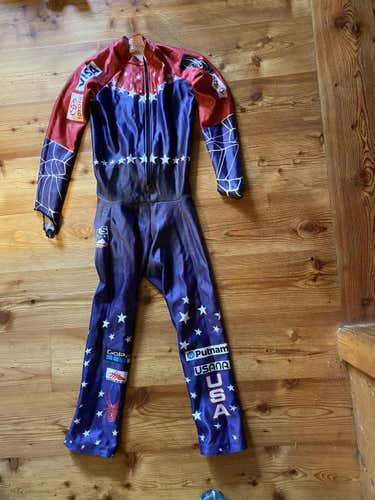 Used Women's Large 2018 Spyder Ski Suit FIS Legal