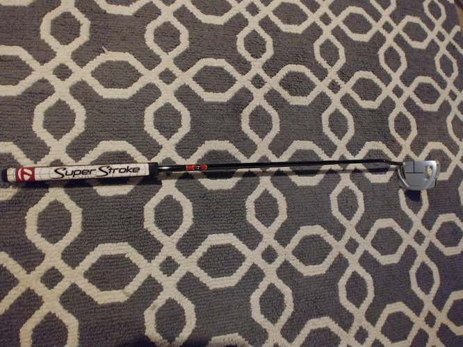 Used TaylorMade Mallet Spider Mini Silver 35" Putter