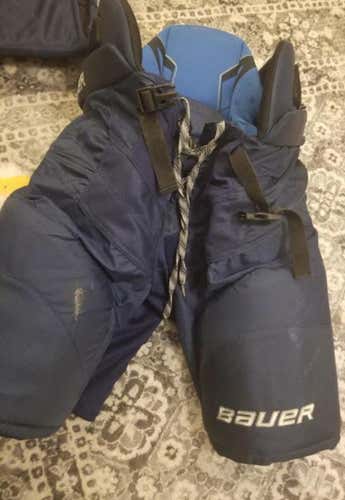 Blue Senior Large Bauer Nexus 1000  Hockey Pants