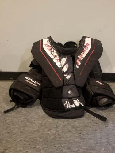 Intermediate Used Medium Bauer Performance Goalie Chest Protector
