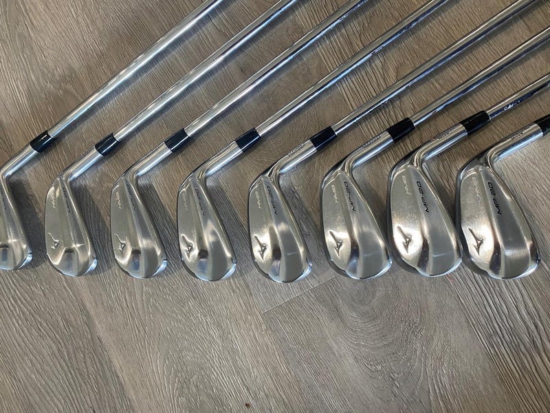 Used Men's Mizuno Right Handed MP-20 HMB Iron Set Stiff Flex Steel Shaft (P- 3)