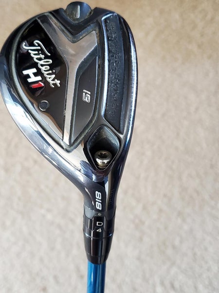 Used Men's Titleist Right Handed 818 H1 Hybrid Stiff Flex 4H
