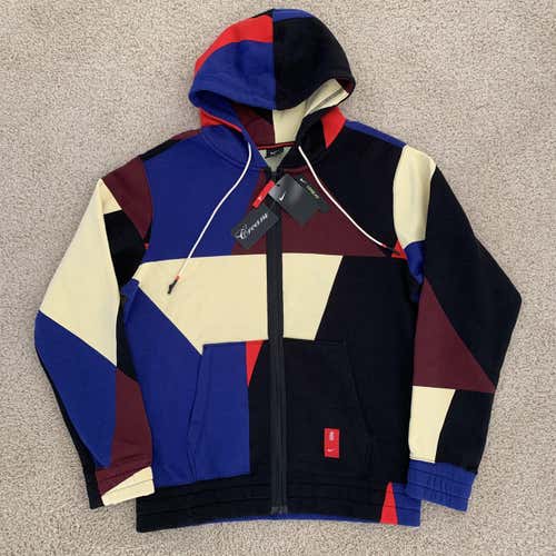 Nike Kyrie Irving Fleece Full Zip Jacket Hoodie Blue (BV9285-657) Men's Size M