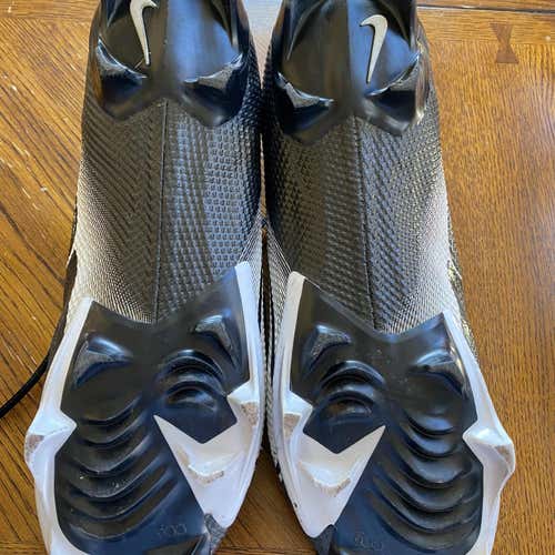 Black Men's Molded Cleats High Top