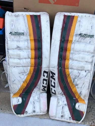Used Senior 32" CCM Extreme Flex Pro Goalie Leg Pads