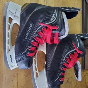 Used Junior Bauer Supreme One20 Hockey Skates Regular Width Size 2