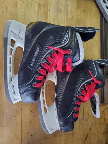 Used Junior Bauer Supreme One20 Hockey Skates Regular Width Size 2