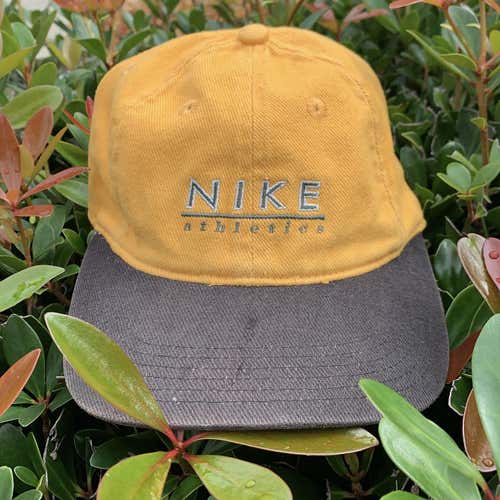 Vintage Nike Hat Swoosh Logo Sz 7 1/8 Rare Fitted Cap