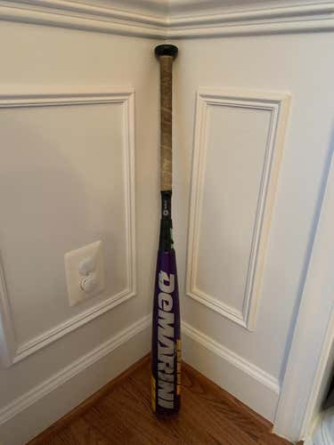 Used Kid Pitch (9YO-13YO) USSSA Certified 2016 DeMarini Hybrid Voodoo Raw Bat (-9) 22 oz 31"