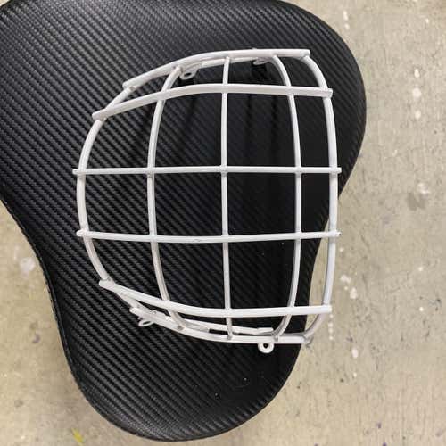 White Senior Bauer NME  Goalie Mask