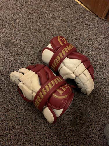 Used Player's Warrior Hundy 12" Lacrosse Gloves