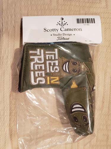 New Scotty Cameron Tees & Trees Putter Head Cover from 2018 Masters