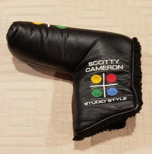 Used Scotty Cameron Studio Style Blade Putter Head Cover