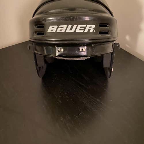Black Adult L Bauer HH1000 W/ Cage