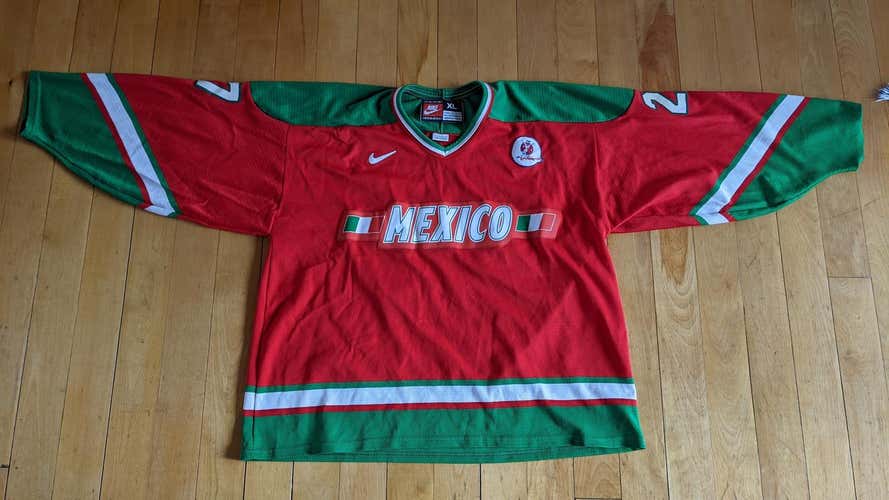 Mexico National Team IIHF XL Nike Jersey
