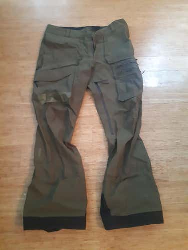 Green Men's Used Adult Large GoreTex Armada Ski Pants