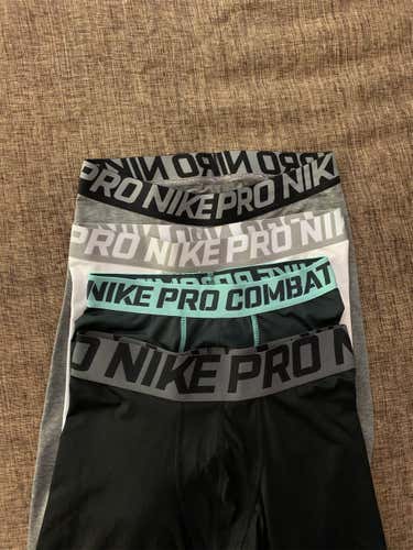 Men’s 3 Small + 1 Youth XL Nike Tights